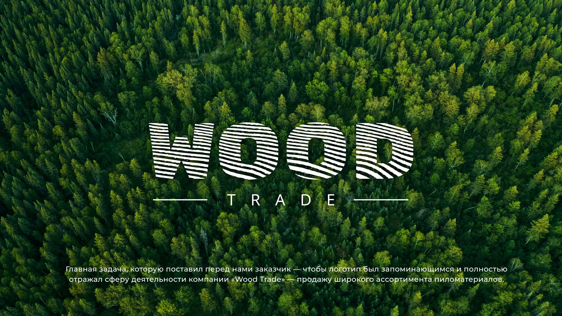 Разработка логотипа для компании «Wood Trade» в Иркутске