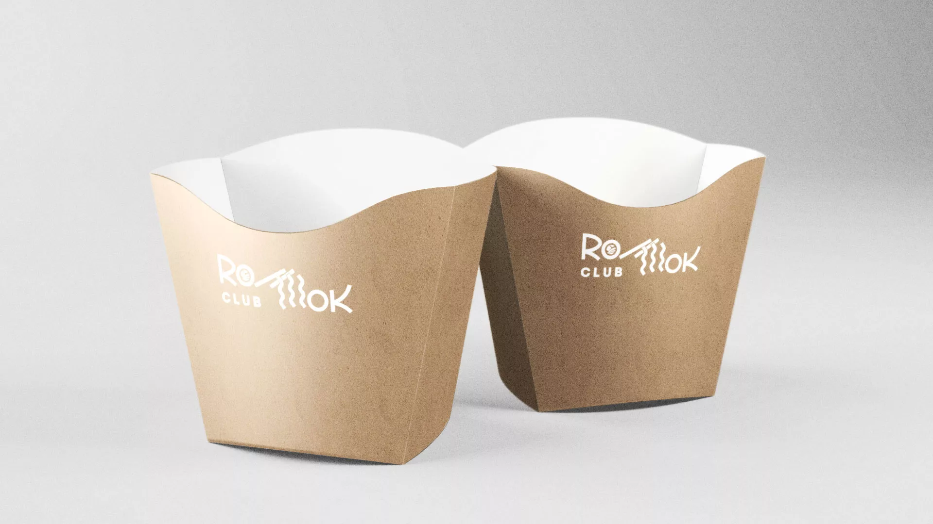 Создание логотипа суши-бара «Roll Wok Club» в Иркутске