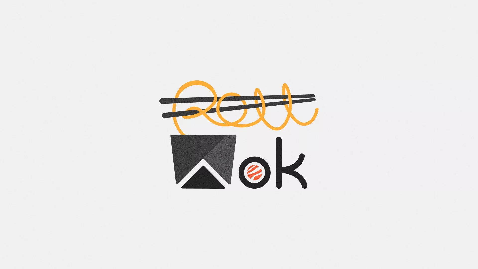 Разработка логотипа в Иркутске для суши-бара «Roll Wok Club» Разработка логотипа в Иркутске для суши-бара «Roll Wok Club»